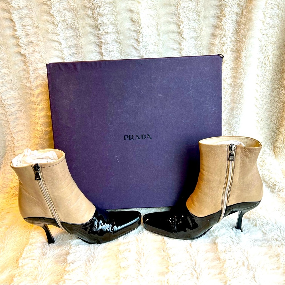 Pre-loved authentic Prada boots.